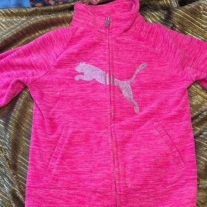 Puma Kids Vibrant Pink Hoodie